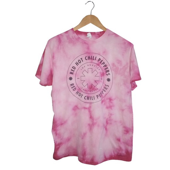 Tops - Red Hot Chili Peppers | Graphic Bleach Tee